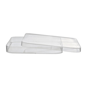 Piastra di Petri in polistirene mm 120x120 ventilata 4 tacche asettica cf.240 pz. PDIP-120-240