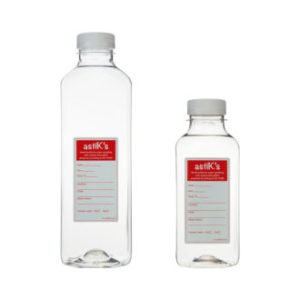 Bottiglia in pet per campionamento acqua ml  500 sterile con sodio tiosolfato cf.90 pz. - WSBE-50T-090