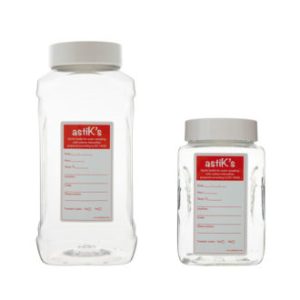 Bottiglia in pet per campionamento acqua bocca larga ml  500 sterile con sodio tiosolfato cf.60 pz. - WSBW-50T-060