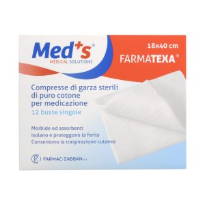 Garza idrofila in cotone sterile cm 36x40 cf.12 pz. - 34769
