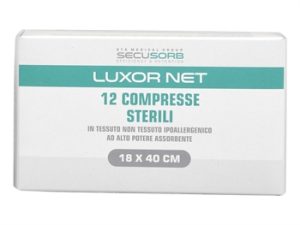 Garza in TNT sterile senza raggi X dim.cm 18x40 cf.50 da 12 pz. - 35026
