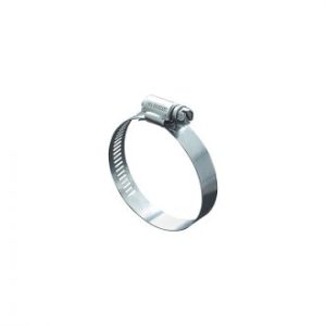 Fascetta stringitubo con vite senza fine in acciaio inox Ø mm 10-17 - HOSS-010-005