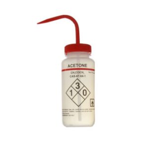 Spruzzetta in LDPE a collo largo tappo bianco "Etanolo" con sistema di sicurezza e antigoccia ml 500 - WBSP-5S2-001