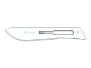 Lama per bisturi monouso sterile singola figura 10 cf.100 pz. - 27020