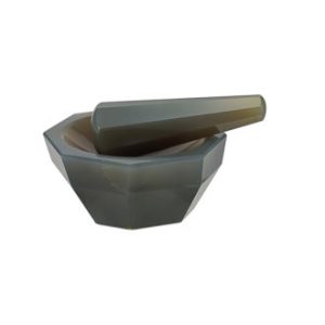 Mortaio in agata "Premium Line" con pestello ml  10 - MORG-050-001