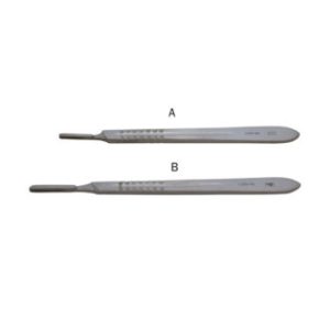 Manico in acciaio inox per lama figura 10-11-15 (a) - SCHA-003-001