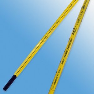 Termometro da chimica scala -10+110°C risoluzione ± 0,5°C con liquido blù