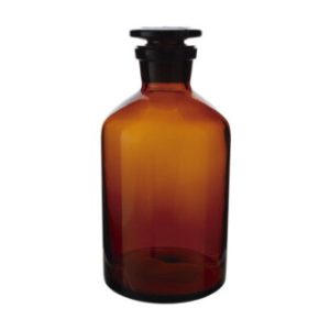 Flacone per reagenti vetro giallo bocca stretta t/smerigliato ml   60 - RB02-060-012