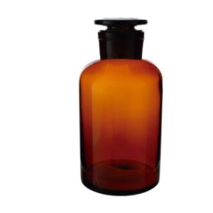 Flacone per reagenti vetro giallo bocca larga t/smerigliato ml   60 - RB04-060-012
