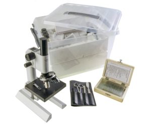 Set per microscopia microscopio per didattica con 25 vetrini preparati HPM TSW - 6503345000